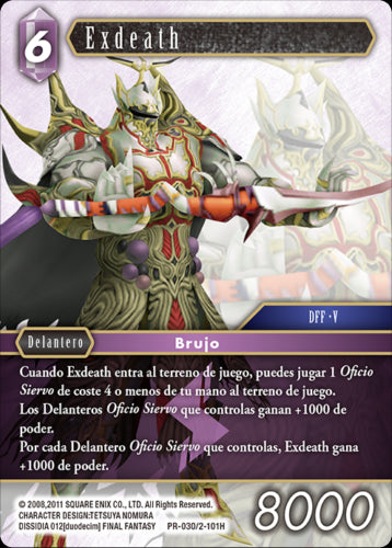 FINAL FANTASY TCG KIT TORNEO EXEDEATH (25+25)