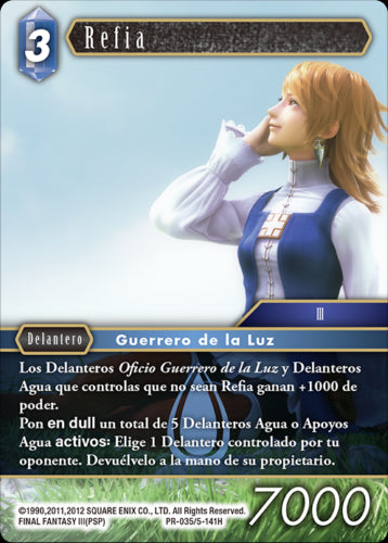 FINAL FANTASY TCG KIT TORNEO REFIA (25+25)