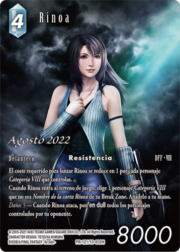 FINAL FANTASY TCG OPKIT RINOA (16+4) AGO22