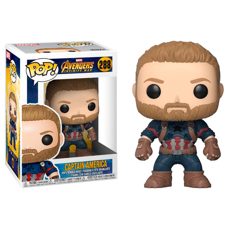 Figura POP Marvel Avengers Infinity War Capitan America_1
