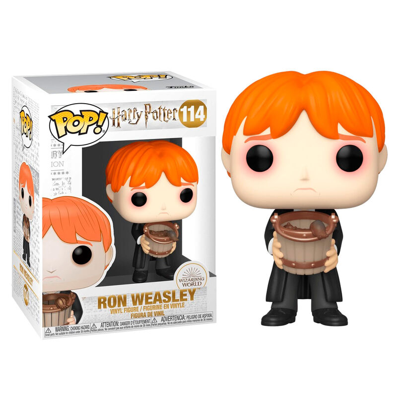 Figura POP Harry Potter Ron Puking Slugs with Bucket_1