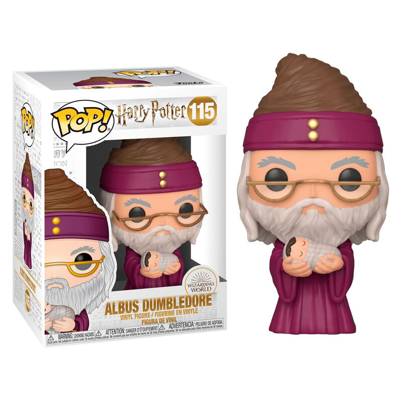 Figura POP Harry Potter Dumbledore with Baby Harry_1