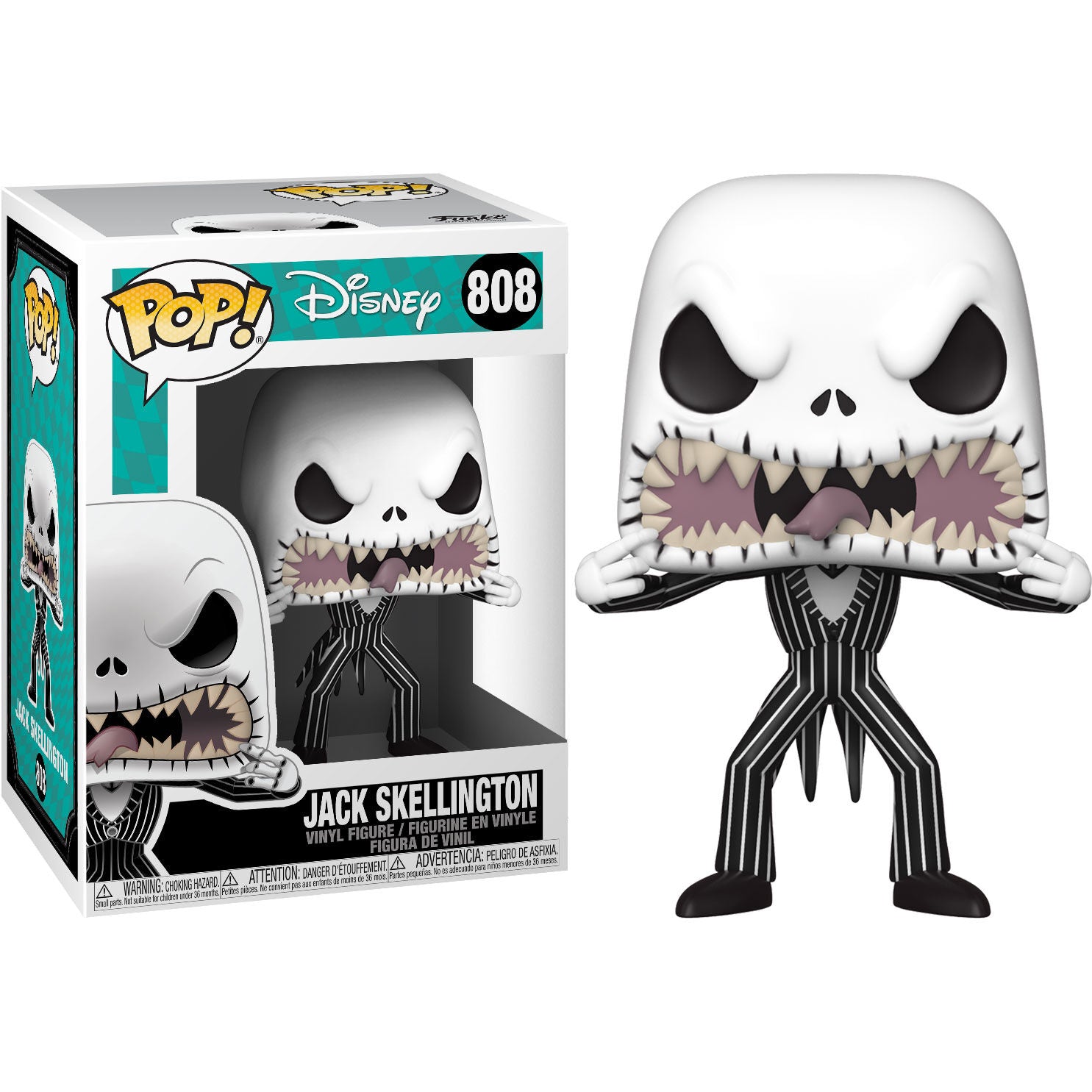 Figura POP Disney Pesadilla Antes de Navidad Jack Scary Face_1