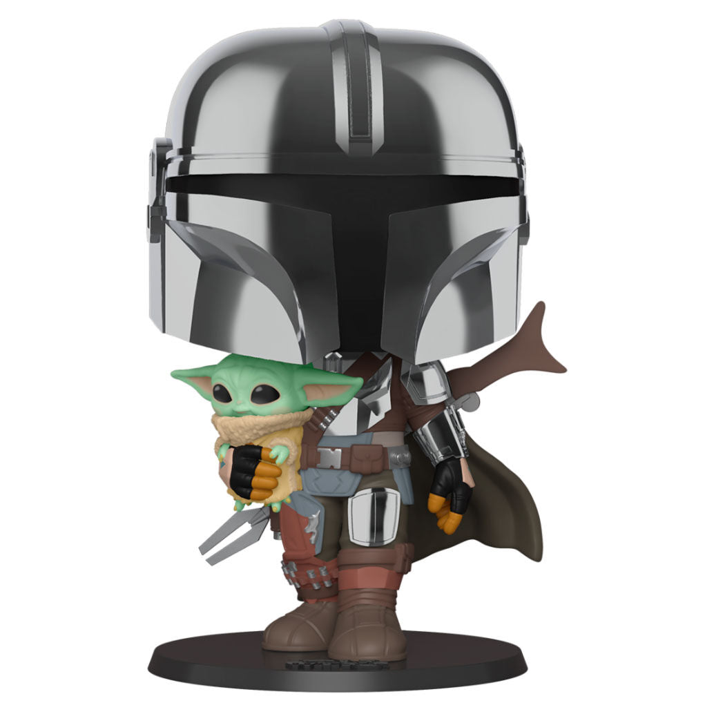 Figura POP Star Wars Mandalorian with Yoda Child 25cm_1