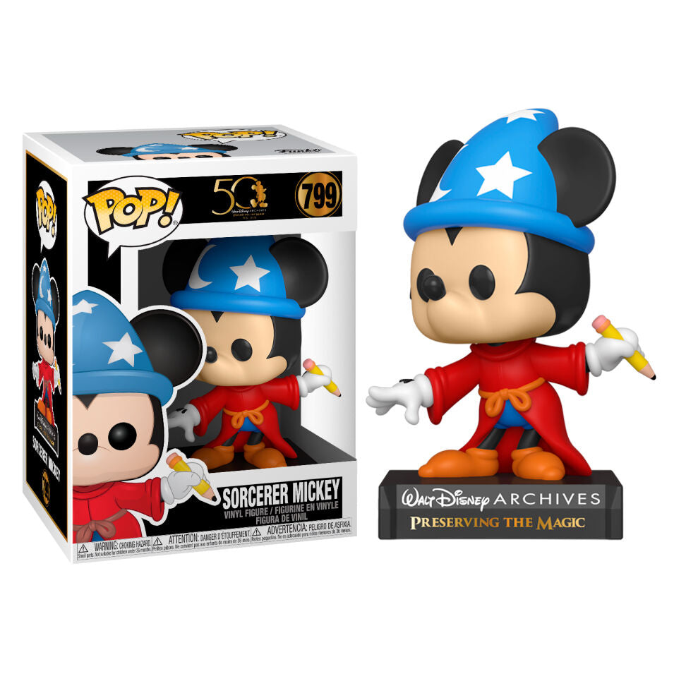 Figura POP Disney Archives Sorcerer Mickey_1
