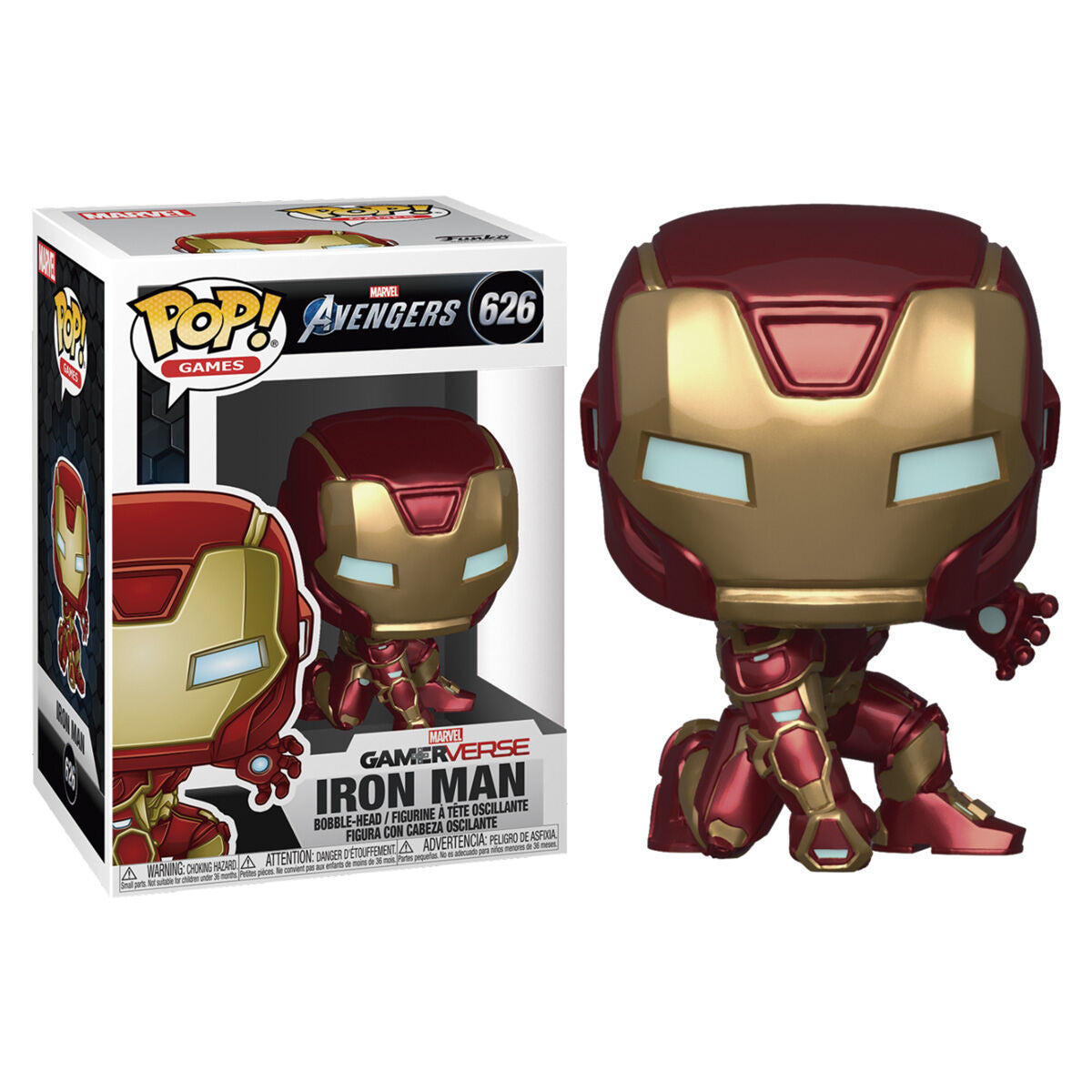 Figura POP Marvel Avengers Game Iron Man Stark Tech Suit_1