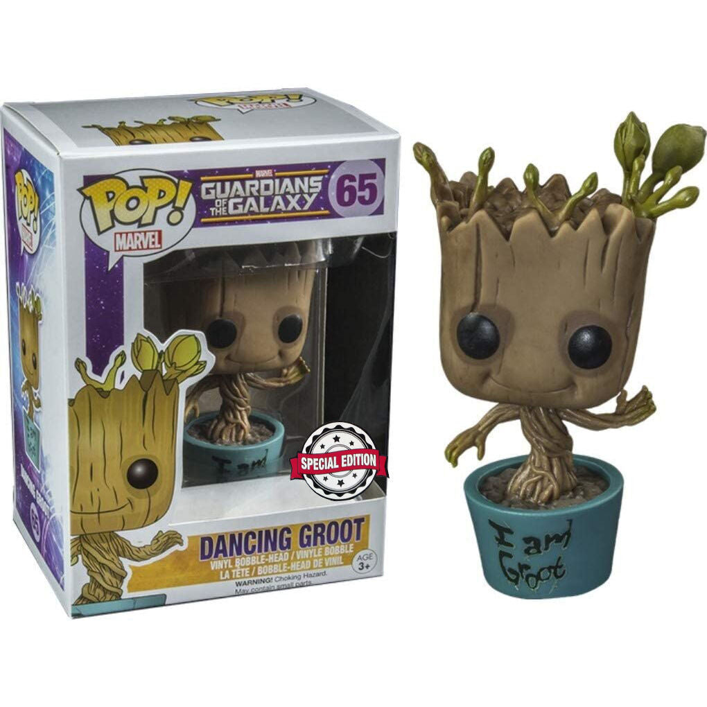 Figura POP Marvel Guardians of the Galaxy Dancing I Am Groot Exclusive_1