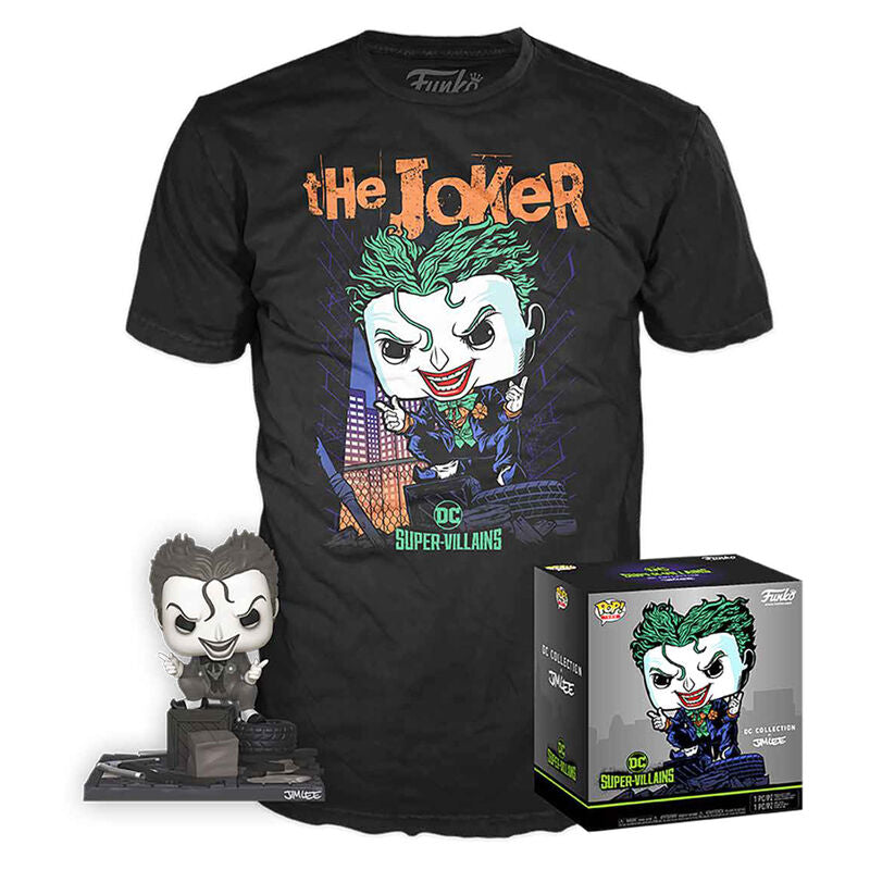 Set figura POP & Tee DC Comics Jim Lee Joker_1