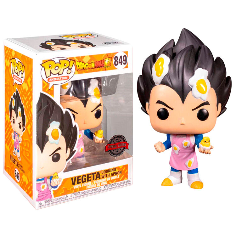 Figura POP Dragon Ball Super Vegeta Cooking with Apron Exclusive_1