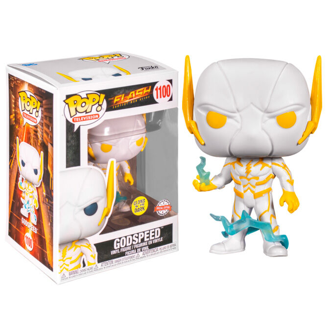 Figura POP DC Comics The Flash Godspeed Glow in the Dark Exclusive_1