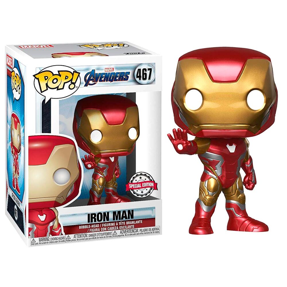 Figura POP Marvel Avengers Endgame Iron Man Exclusive_1