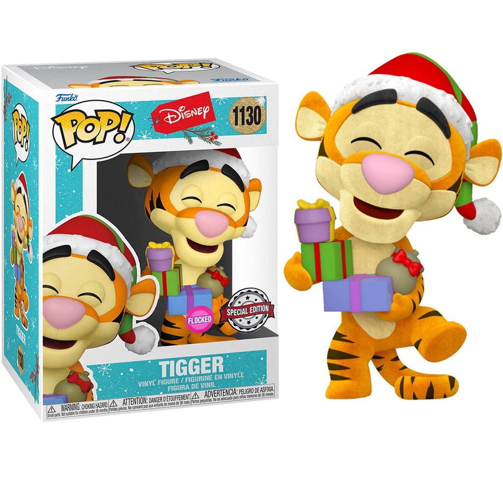 Figura POP Disney Holiday Tigger Flocked Exclusive_1
