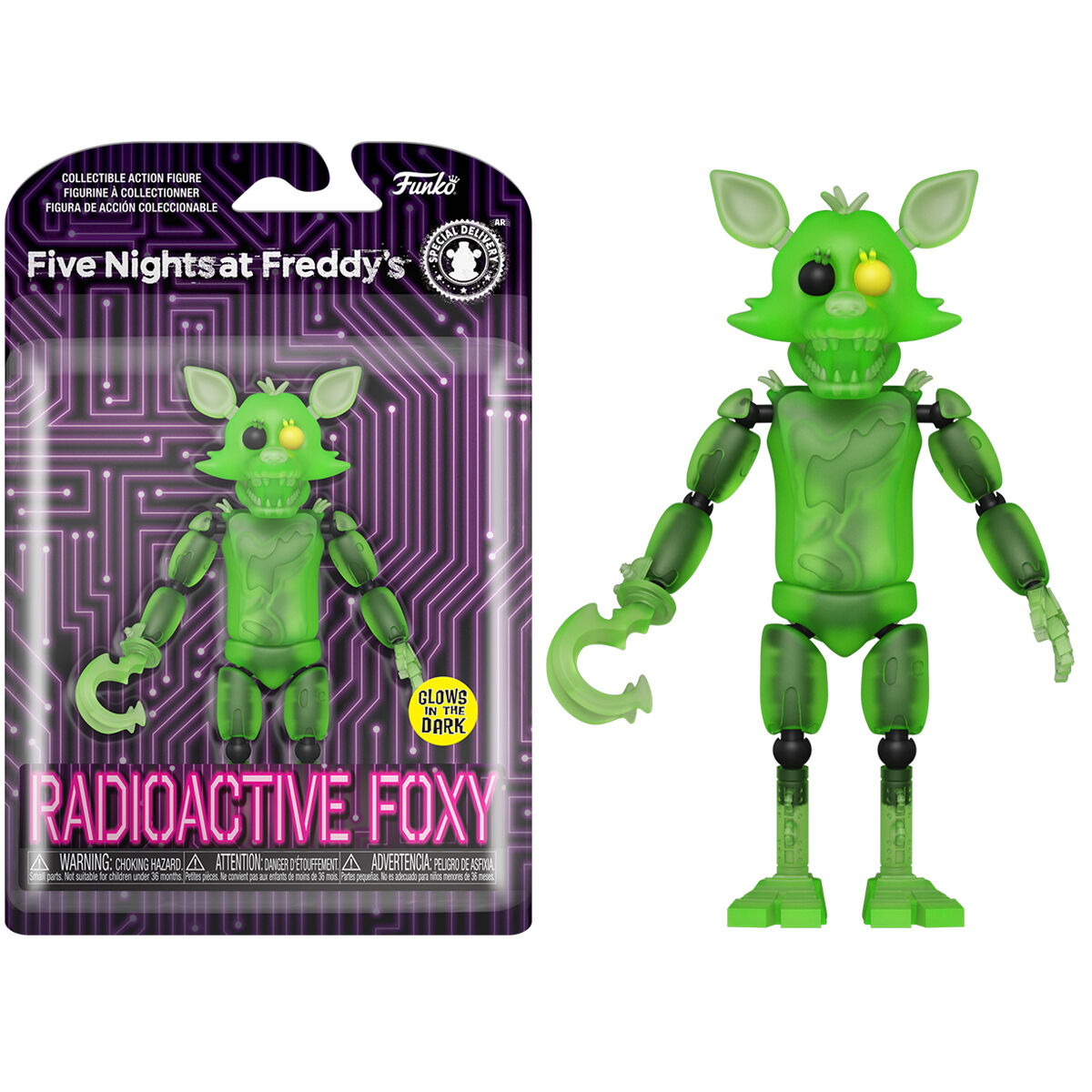 Figura Action Five Nights at Freddys Radioactive Foxy_1