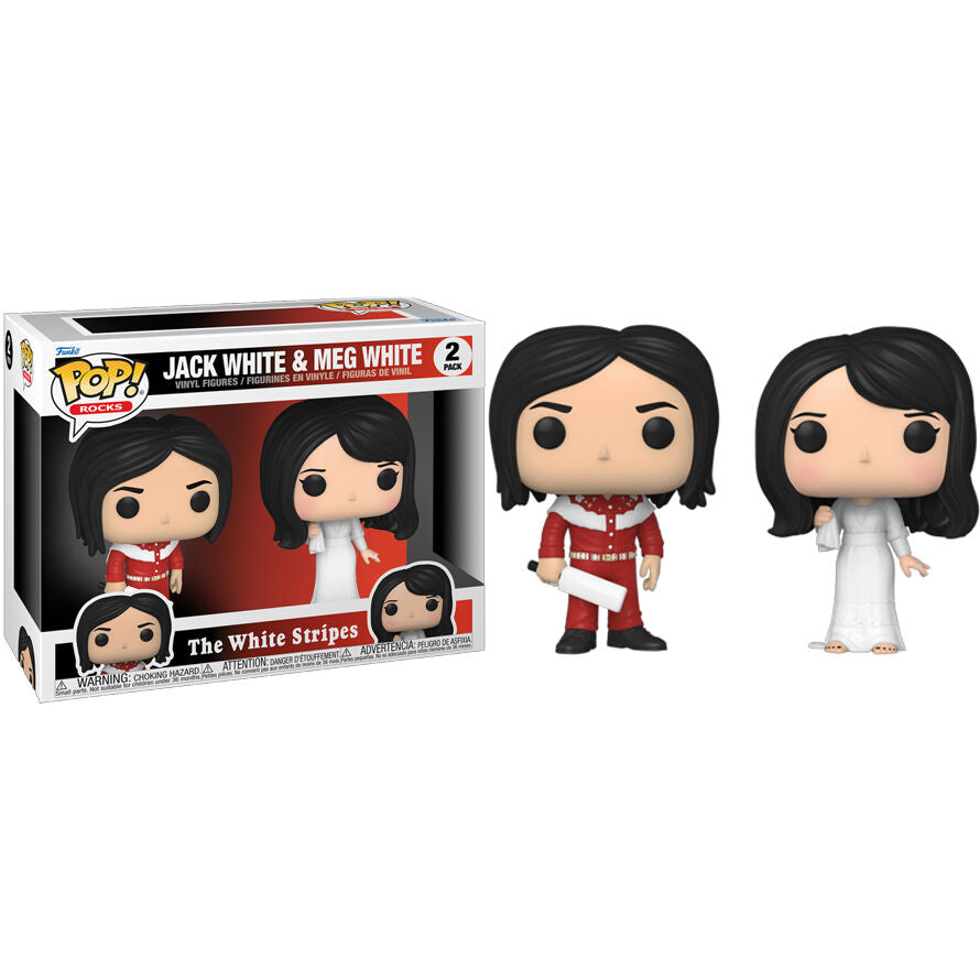 Blister 2 figuras POP The White Stripes Jack White and Meg White_1