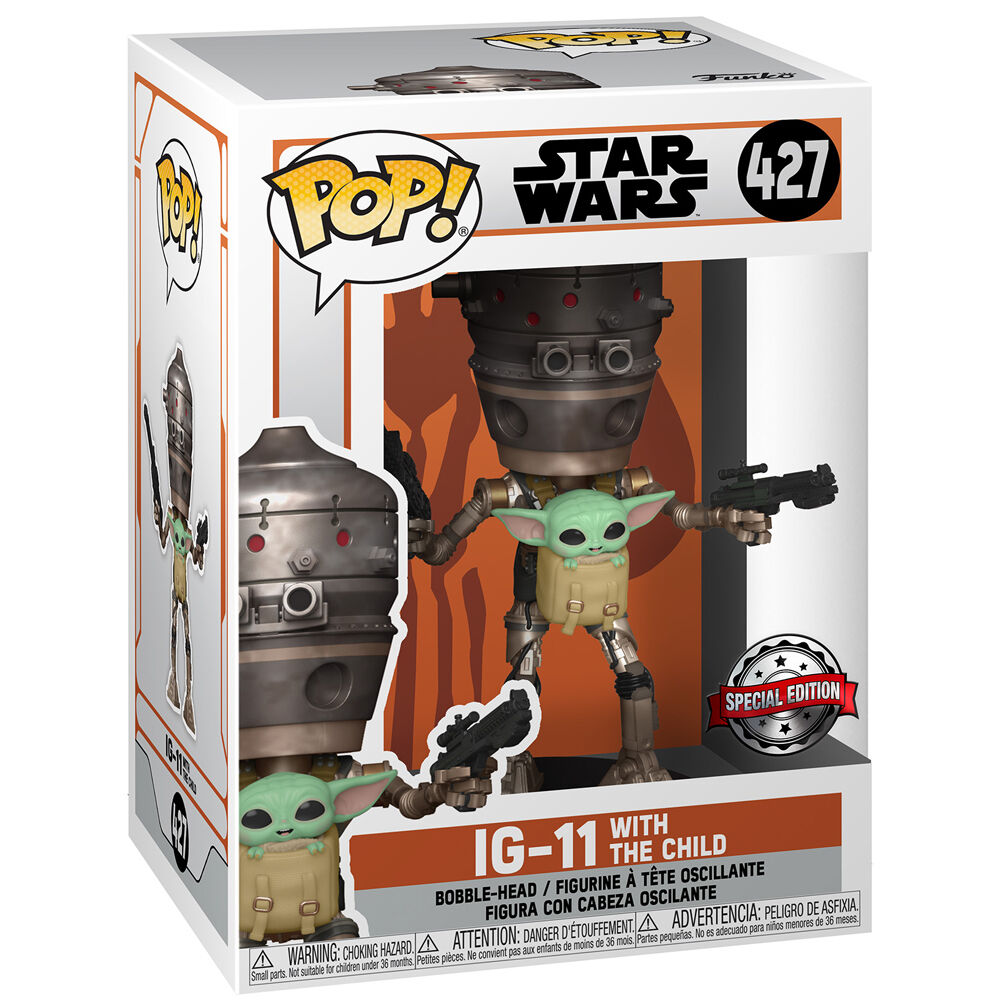 Set figura POP & Tee Star Wars IG-11 With the Child Exclusive M