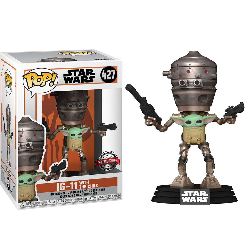 Set figura POP & Tee Star Wars IG-11 With the Child Exclusive M