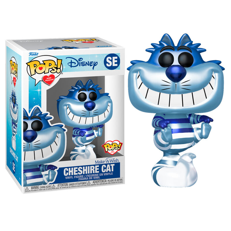 Figura POP Disney Make a Wish Cheshire Cat Metallic_1