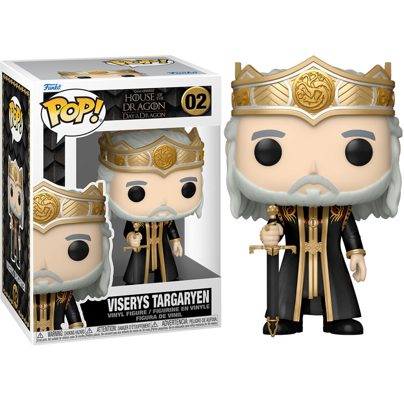 Figura POP Juego de Tronos La Casa del Dragon Viserys Targaryen_1