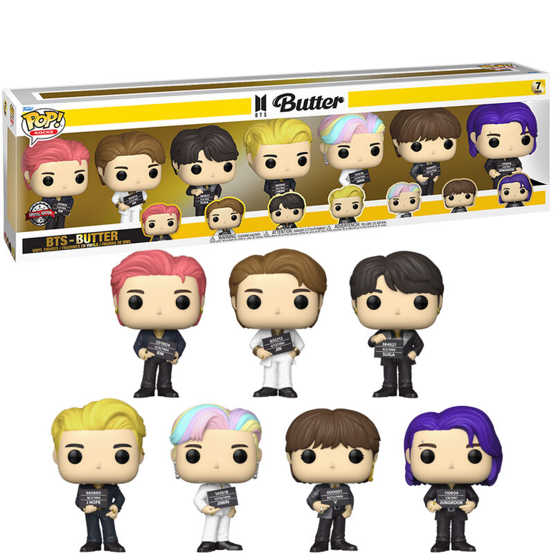 Blister 7 figuras POP BTS Butter Exclusive_1