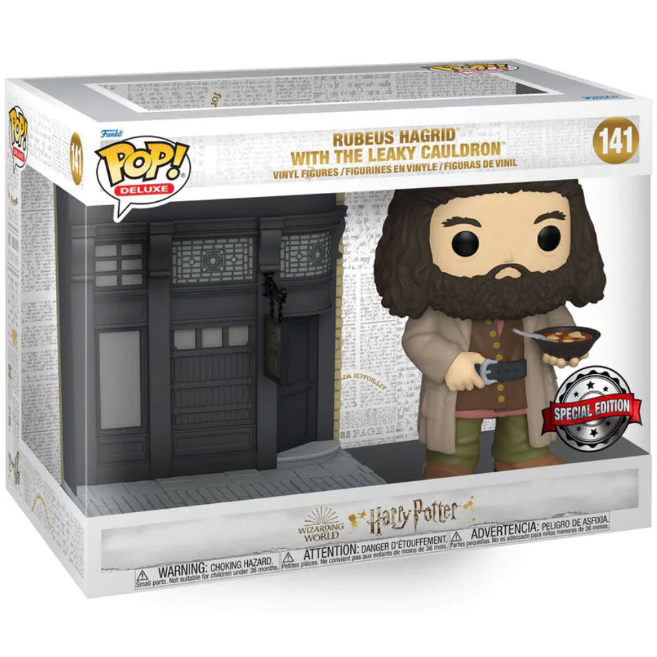 Figura POP Harry Potter Diagon Alley Rubeus Hagrid The Leaky Cauldron Exclusive_1