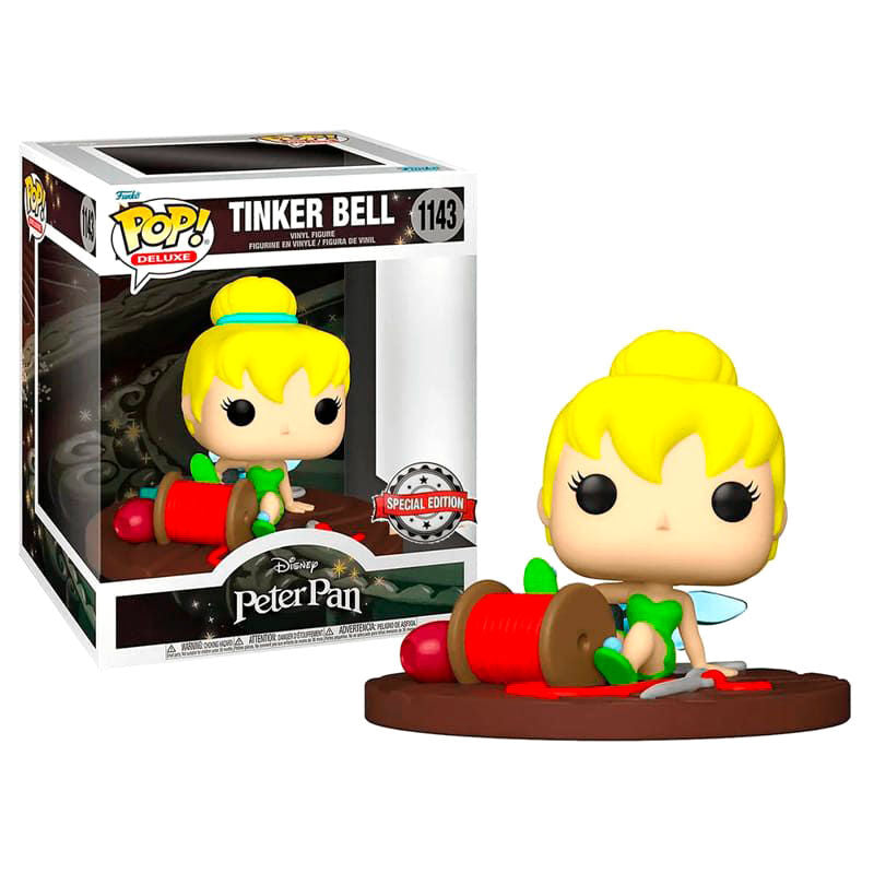Figura POP Disney Peter Pan Tinker Bell on Spool Exclusive_1