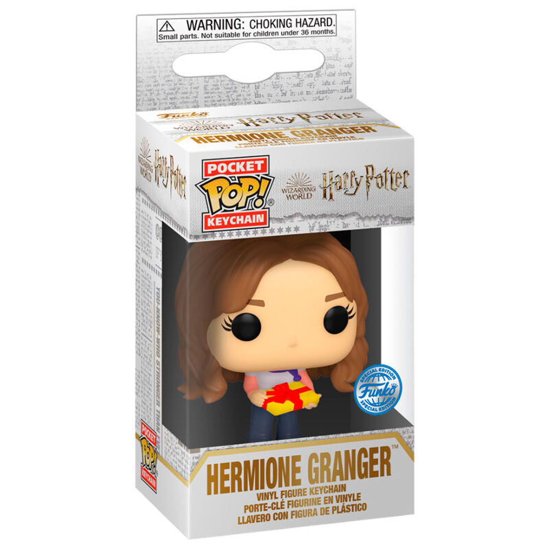 Llavero Pocket POP Harry Potter Holiday Hermione Exclusive_1