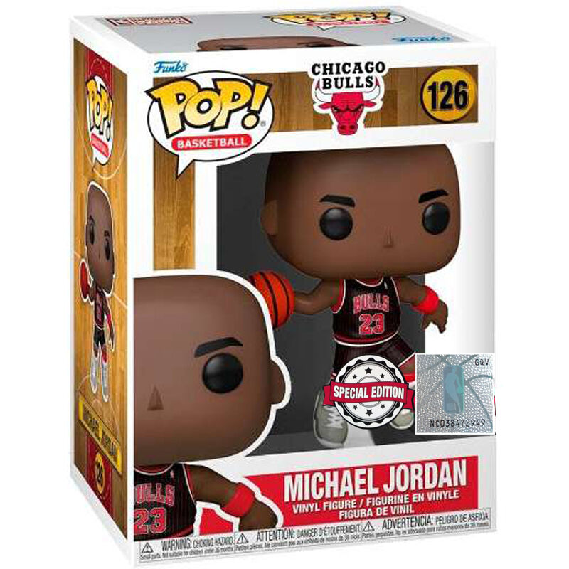 Figura POP NBA Chicago Bulls Michael Jordan with Jordans Exclusive_1