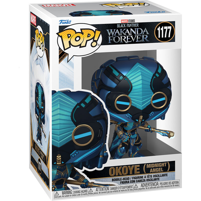 Figura POP Marvel Black Panther Wakanda Forever Okoye_1