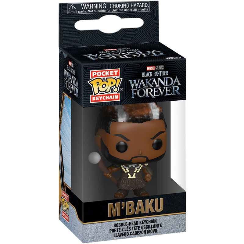 Llavero Pocket POP Marvel Black Panther Wakanda Forever M Baku_1