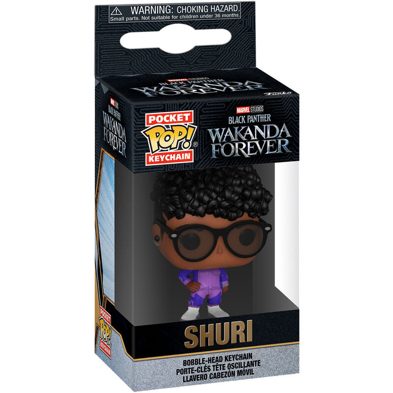 Llavero Pocket POP Marvel Black Panther Wakanda Forever Shuri_1