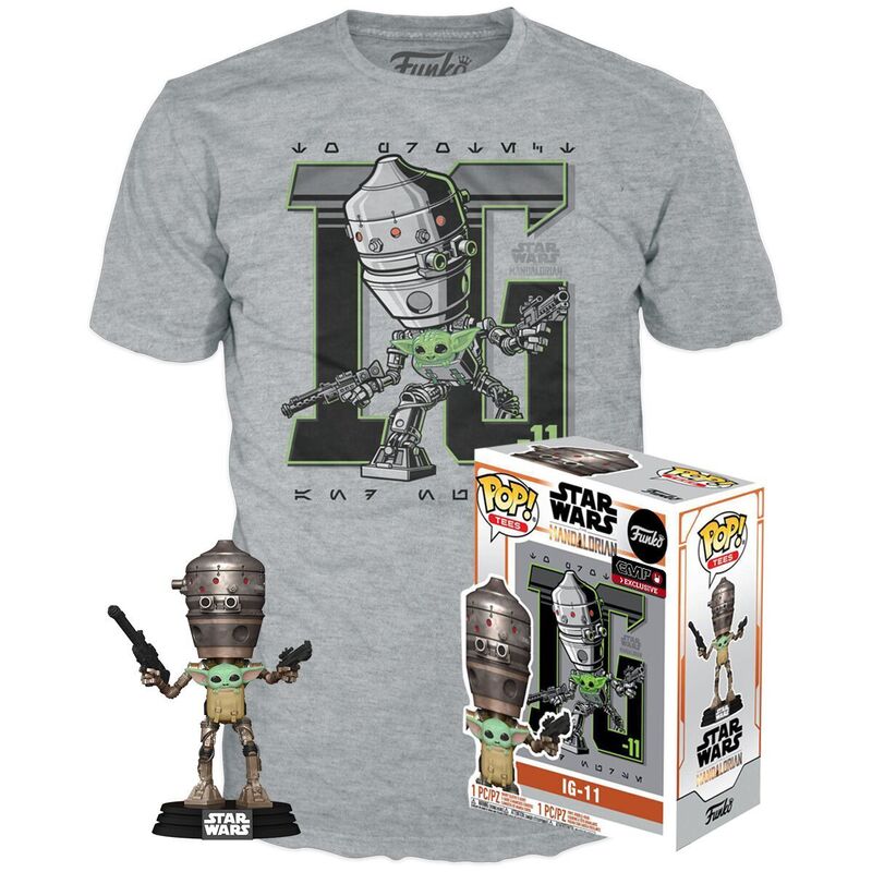 Set figura POP & Tee Star Wars IG-11 With the Child Exclusive_1
