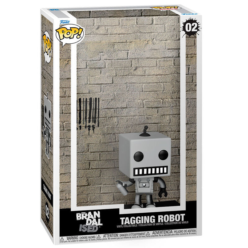 Figura POP Art Cover Brandalised Tagging Robot_1
