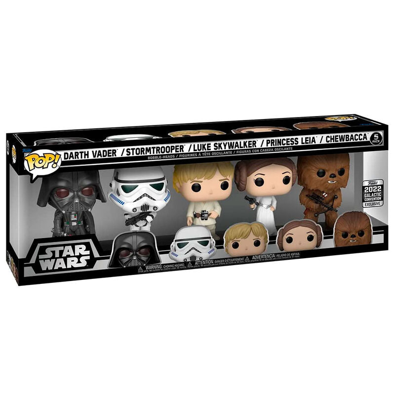 Blister 5 Figuras POP Star Wars Classics Exclusive_1