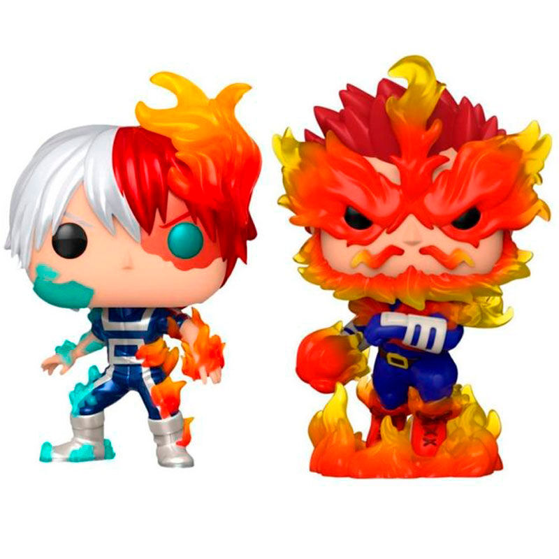 Blister 2 Figuras POP My Hero Academia Shoto Todoroki & Endeavor Exclusive_1