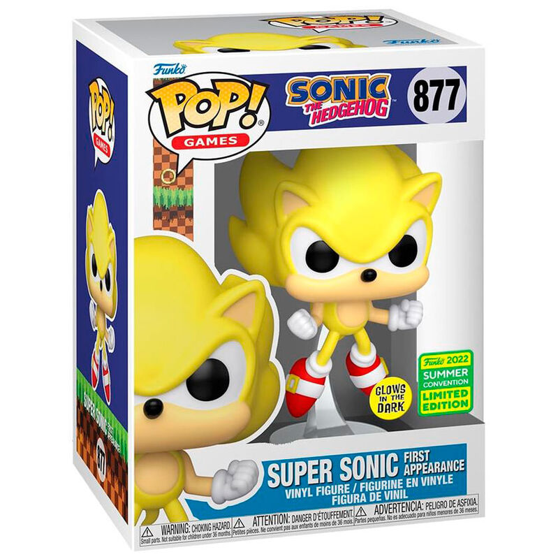 Figura POP Sonic The Hedgehog Super Sonic Exclusive_1