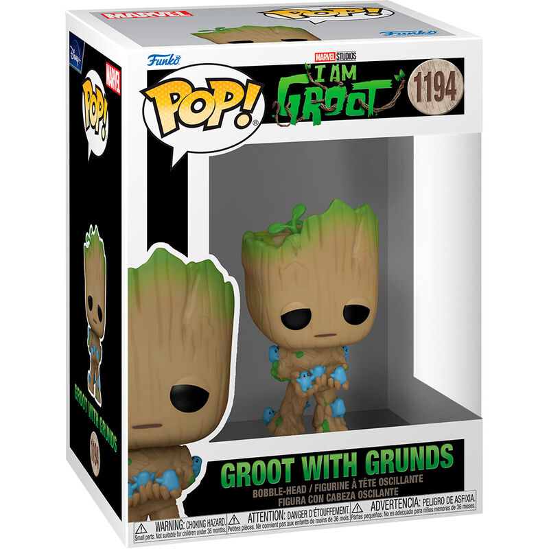 Figura POP Marvel I am Groot - Groot with Grunds_1