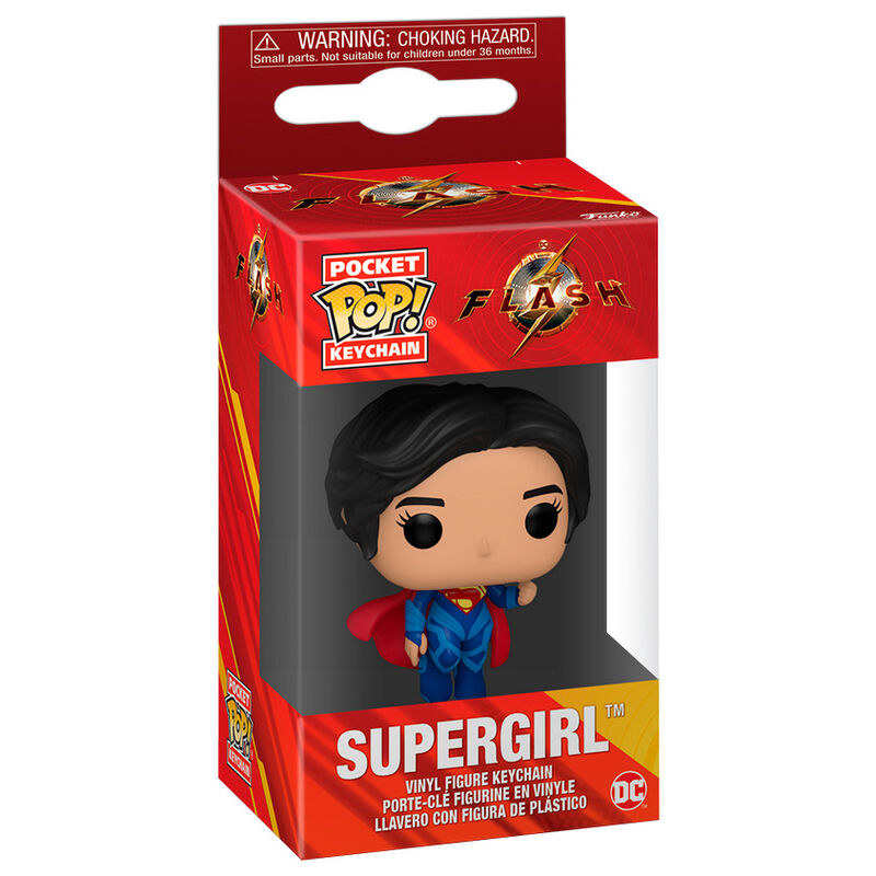 Llavero Pocket POP DC Comics The Flash Supregirl_1