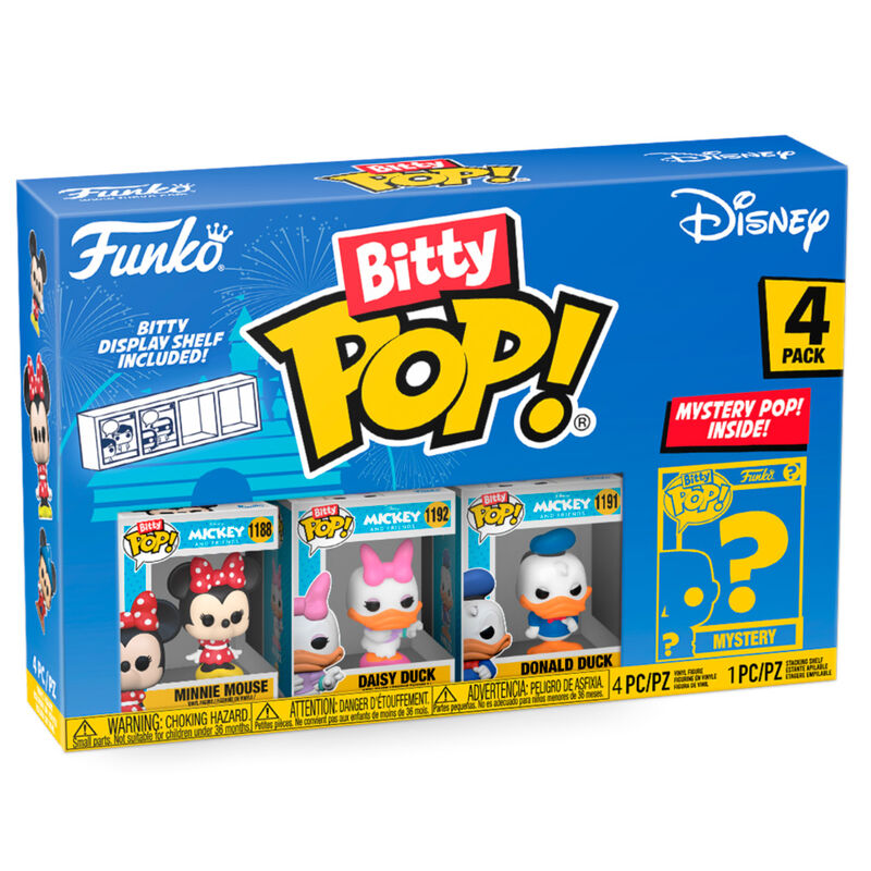 Blister 4 figuras Bitty POP Disney Minnie_1