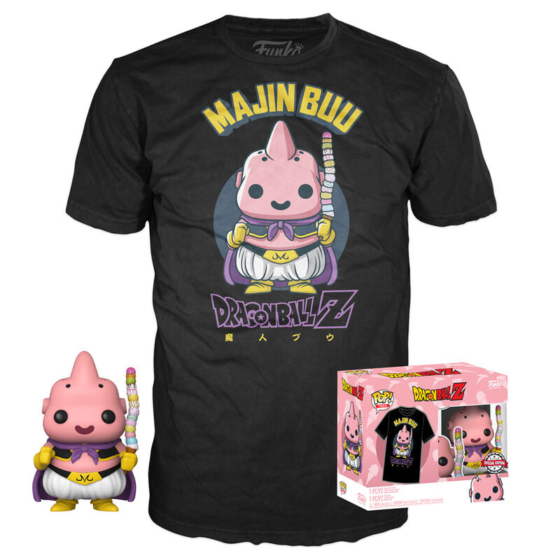 Set figura POP & Tee Dragon Ball Z Majin Buu Exclusive_1