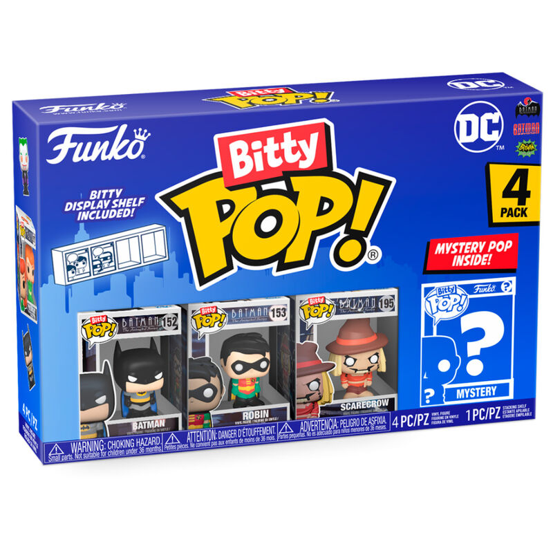 Blister 4 figuras Bitty POP DC Comics Batman_1