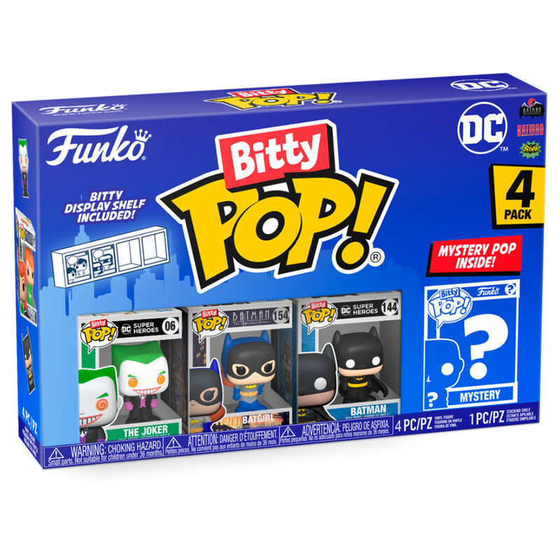 Blister 4 figuras Bitty POP DC Comics The Joker_1