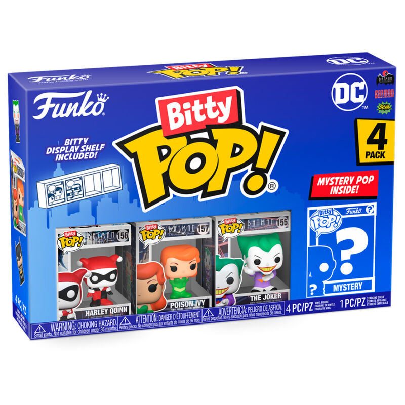 Blister 4 figuras Bitty POP DC Comics Harley Quinn_1
