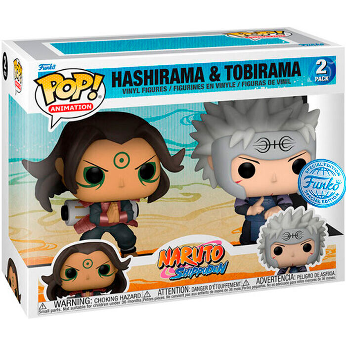 Blister 2 figuras POP Naruto Shippuden Hashirama & Tobirama Exclusive_1