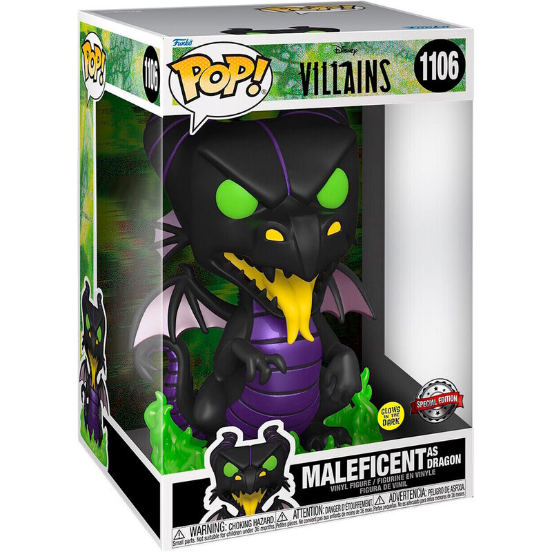 Figura POP Disney Villains Maleficient as Dragon Exclusive 25cm_1