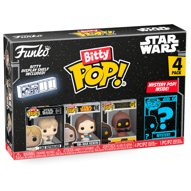 Blister 4 figuras Bitty POP Star Wars Luke_1
