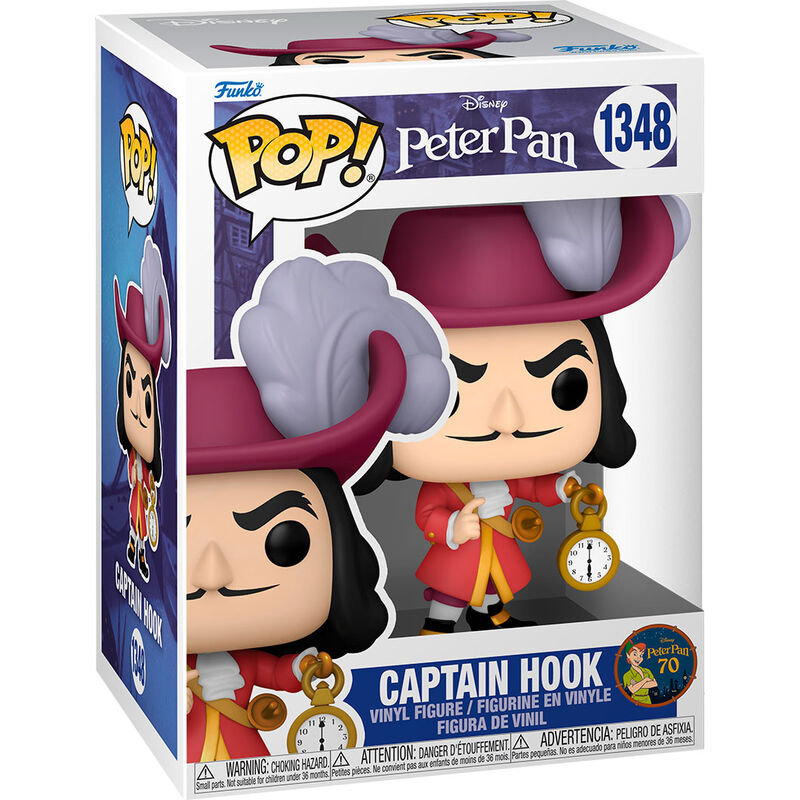 Figura POP Disney Peter Pan 70th Anniversary Captain Hook_1