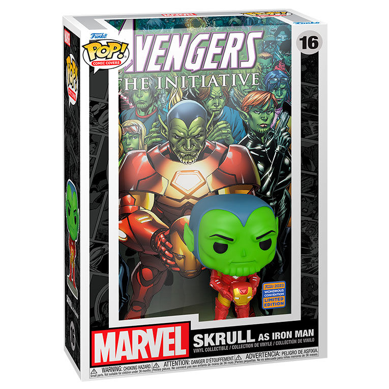 Figura POP Album Marvel Los Vengadores Avengers Skrull as Iron Man Exclusive_1