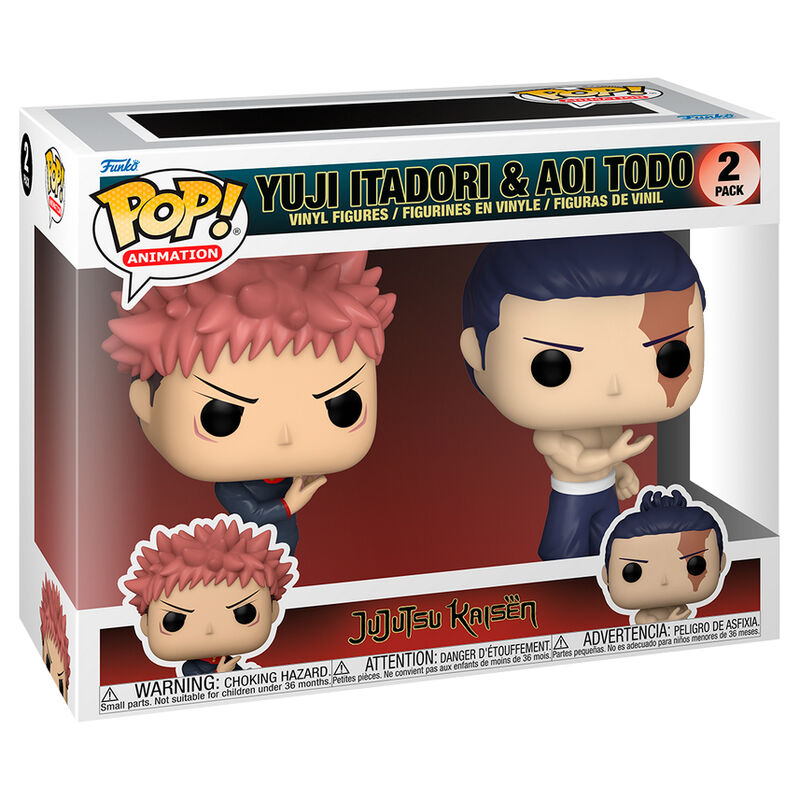 Blister 2 figuras POP Jujutsu Kaisen Yuji Itadori & Aoi Todo_1