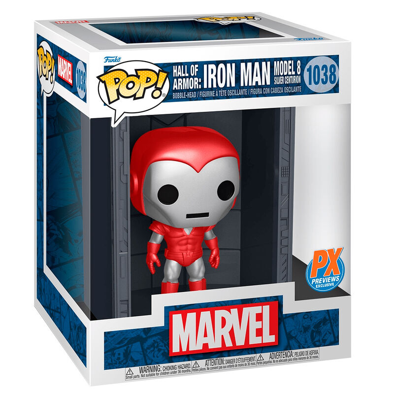 Figura POP Deluxe Marvel Hall of Armor Iron Man Model 8 Exclusive_1