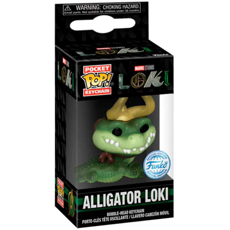 Llavero Pocket POP Marvel Loki Alligator Loki_1